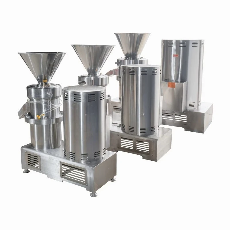 Large Stainless Steel Colloid Mill Ultra Fine Grinding Machine Industrial Peanut Butter Chili Sauce Food Production Equipment