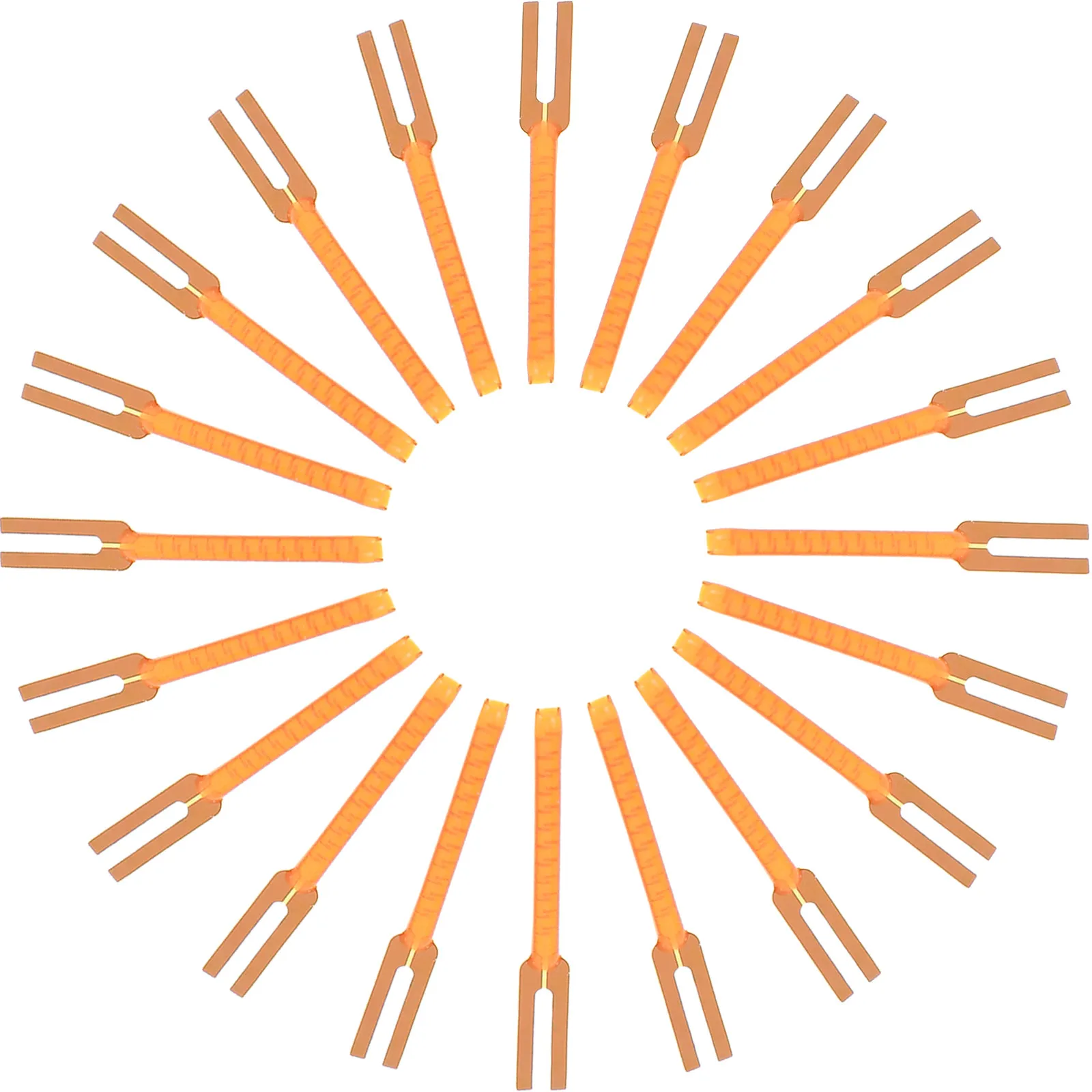20Pcs 25Mm Yellow LED Flexible Filament 2200K Soft Light Bulb Filament for Home Lighting Wall Sconce Lamp Parts
