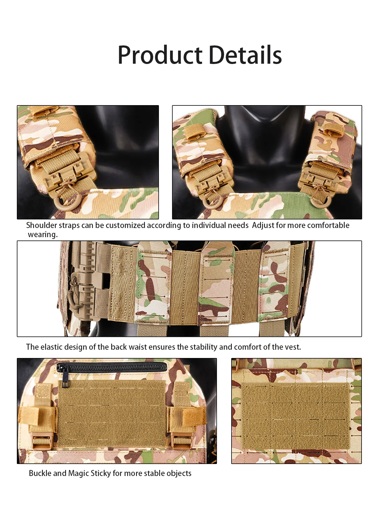 سترة ليزر متعددة الوظائف سريعة التحرير في الهواء الطلق يمكن إصدارها بسرعة من الكتفين والخصر