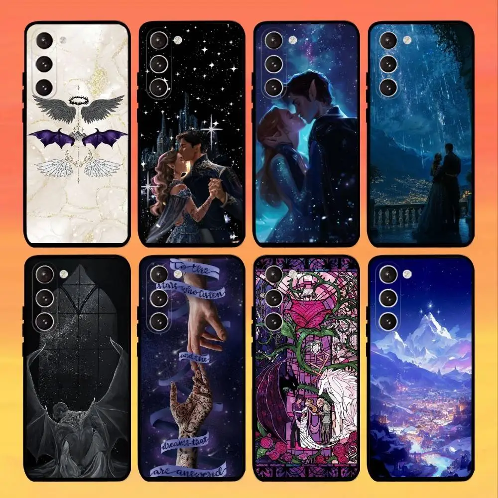 Acotar Een Hof van Mist en Fury Telefoon Case Voor Samsung Galaxy A73,A72,A71,A70,A53,A52,A51,Anderen Zachte Zwarte Cover
