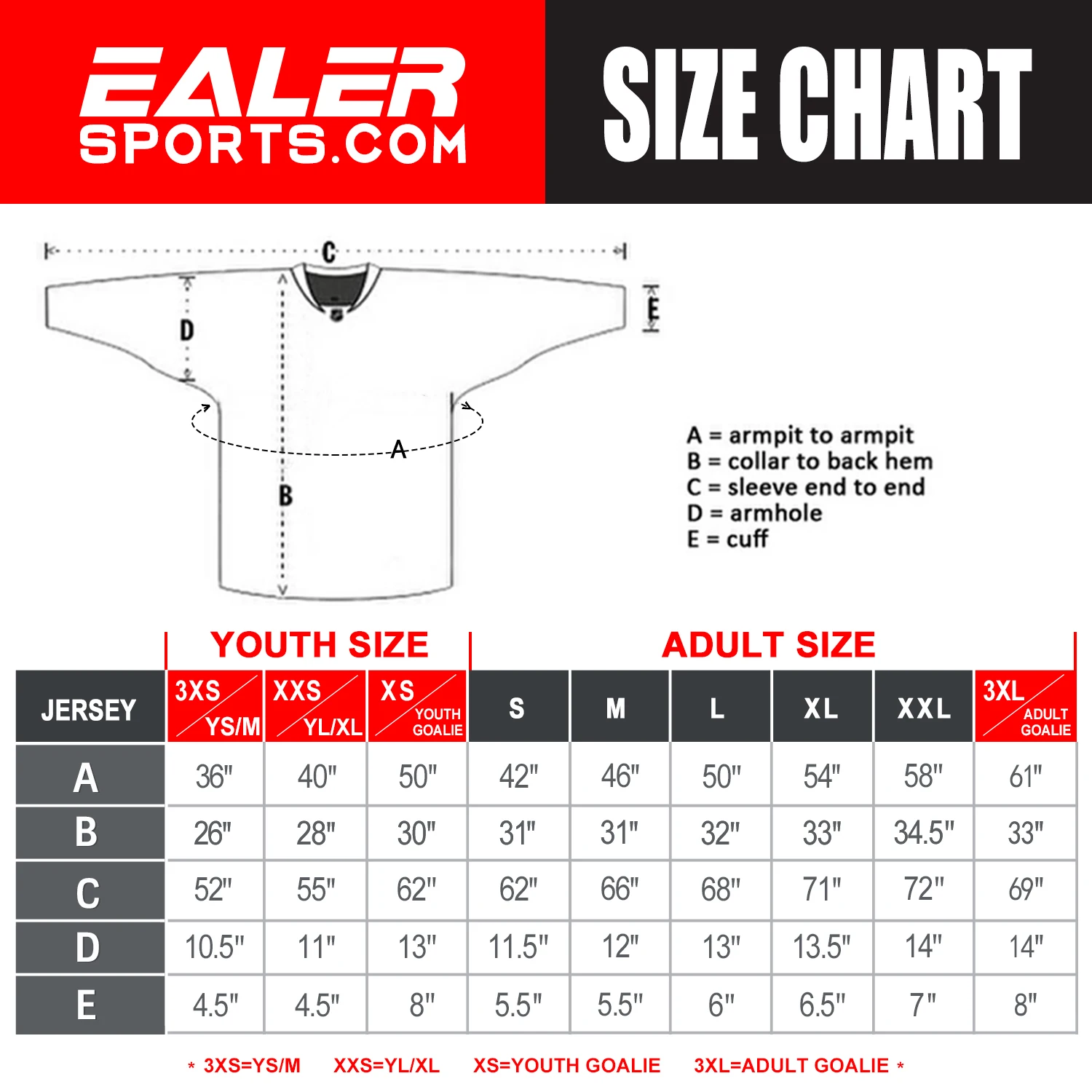 EALER H900 Pro Blank Ice Hockey Practice Jersey for Men and Boy - Senior and Junior - Adult and Youth