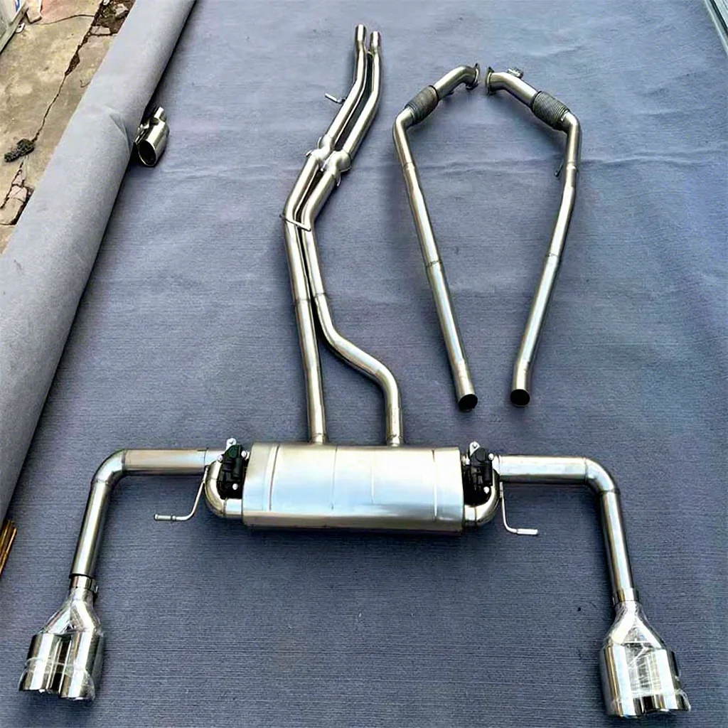 The High-performance Sports Car Stainless Steel Mirror Polished Exhaust System Valves 3-year Warranty For Audi SQ5 3.0T Model
