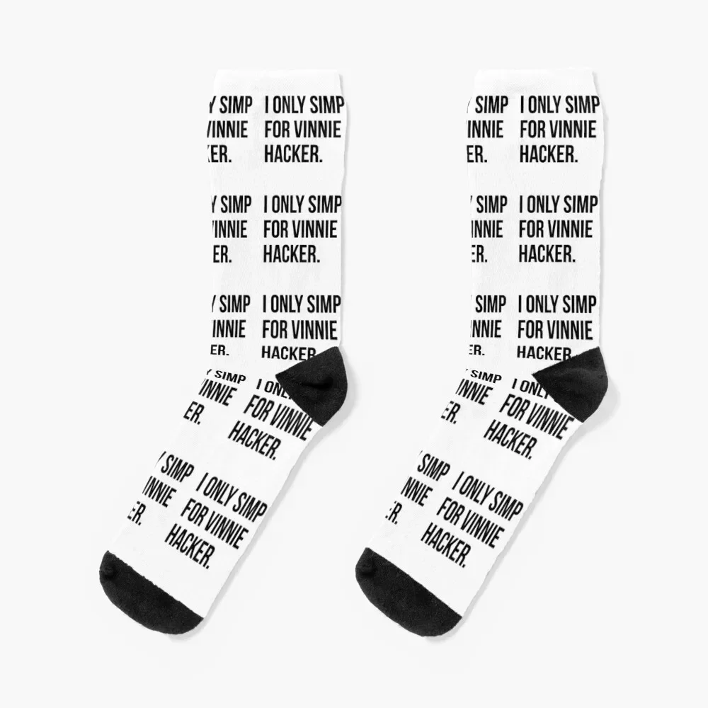 

I only simp for Vinnie Hacker. Socks funny gifts winter gifts new in's Men's Socks Women's