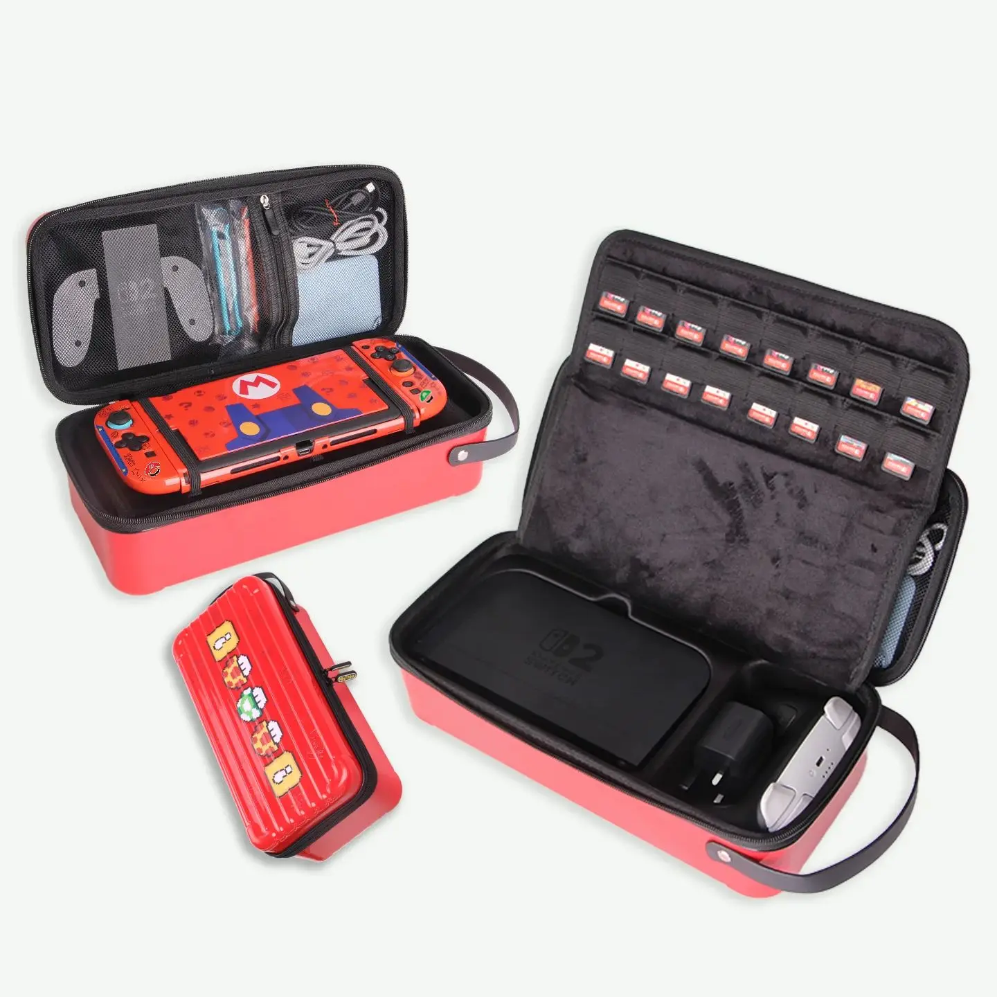 High-capacity Storage Carrying Case for Switch 2, Portable Waterproof Travel Bag, Protected for Switch 2 Console Accessories