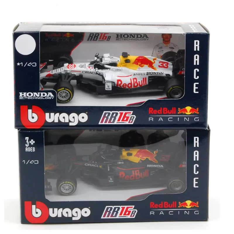 Bburago 1:43 Red Bull Racing TAG Heuer RB16b 2021 #33 MAX Verstappen Alloy Luxury Vehicle Diecast Cars Model Toy Collection Gift