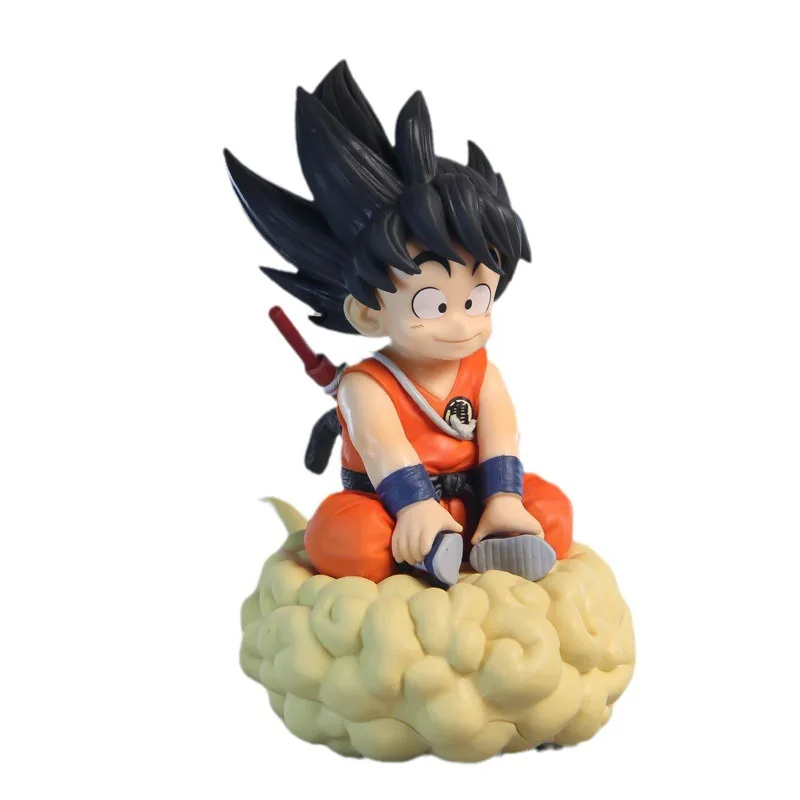 Anime 16CM smok Ball syn Goku z chmurką figurka akcji Goku PVC posąg zabawki do kolekcjonowania prezenty