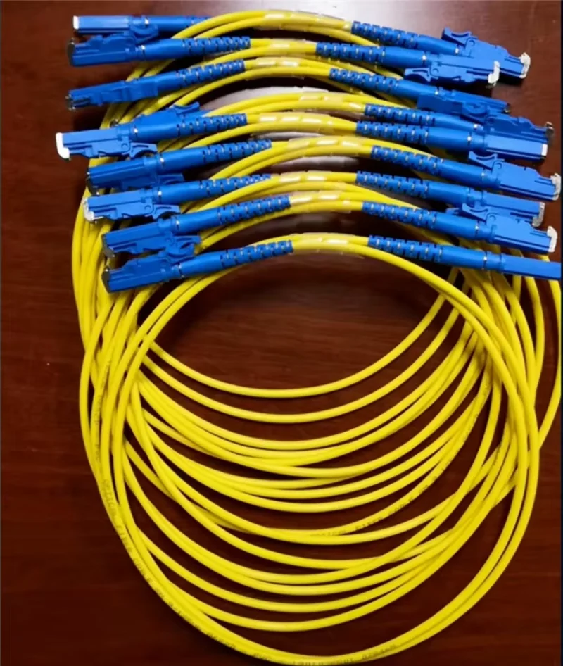 fiber patch cord E2000-E2000 Simplex Singlemode 1m 3m 5m 7m 10m 9/125um optical fibre jumper E2000/UPC-E2000/UPC E2K elink