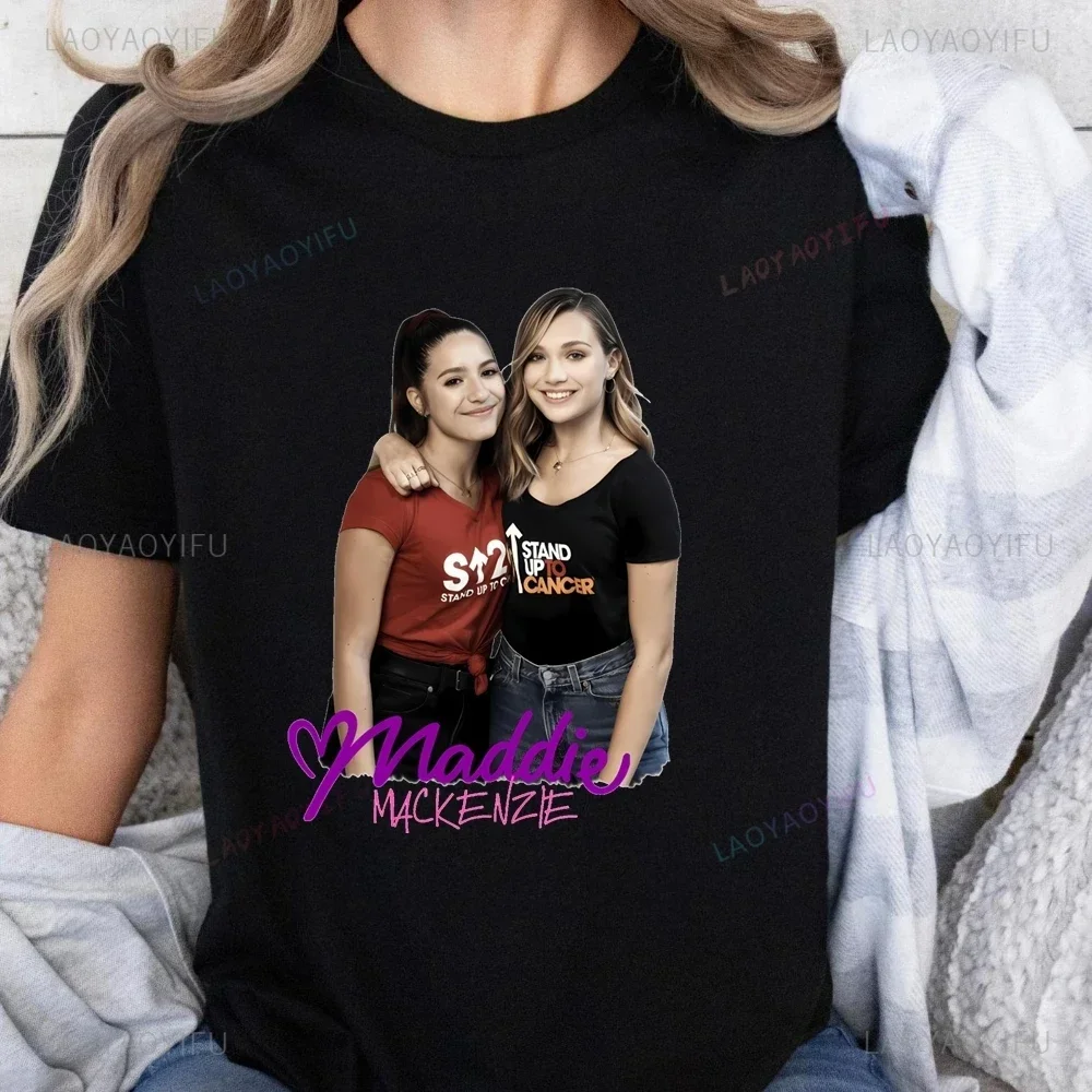 Vintage Mackenzie Ziegler Print T-shirt Top Mackenzie Ziegler Trend Harajuku Short Sleeve Unisex Shirt Pattern Large T-shirt