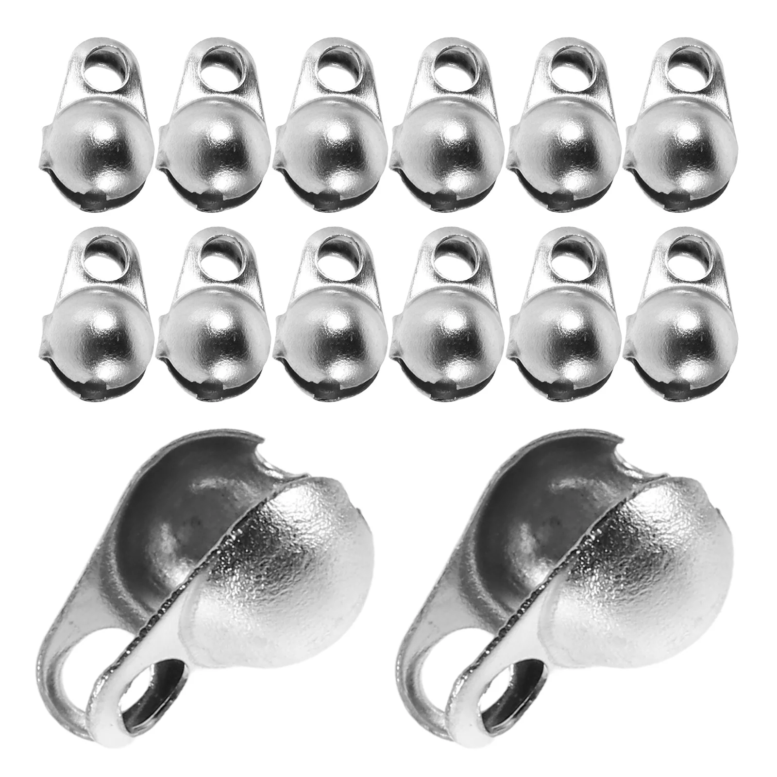 

100pcs Jewelry Accessories Stainless Steel Clasps Necklace Bracelet Connectors Buckle Charm Clips Clasp Fittings