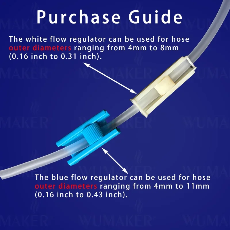 Hose Flow Regulator Water Flow Control Valve Regulating Switch DIY Flow Regulator Plastic for Irrigation Garden Laboratory