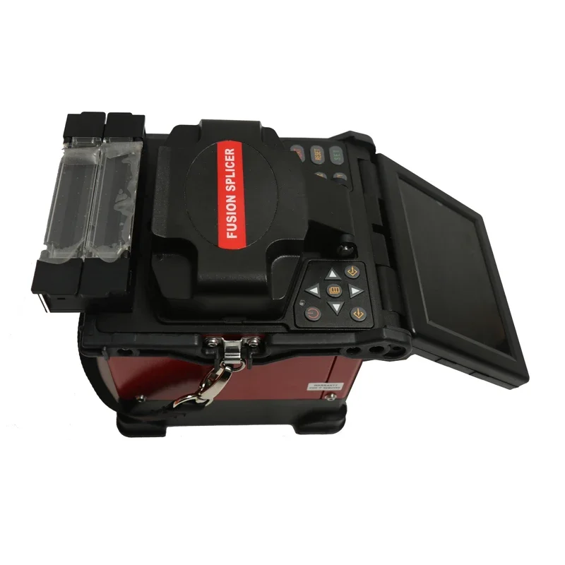 Fiber Optic Cable Splicing Machine with Double Heating Groove and 9 Kinds of Language
