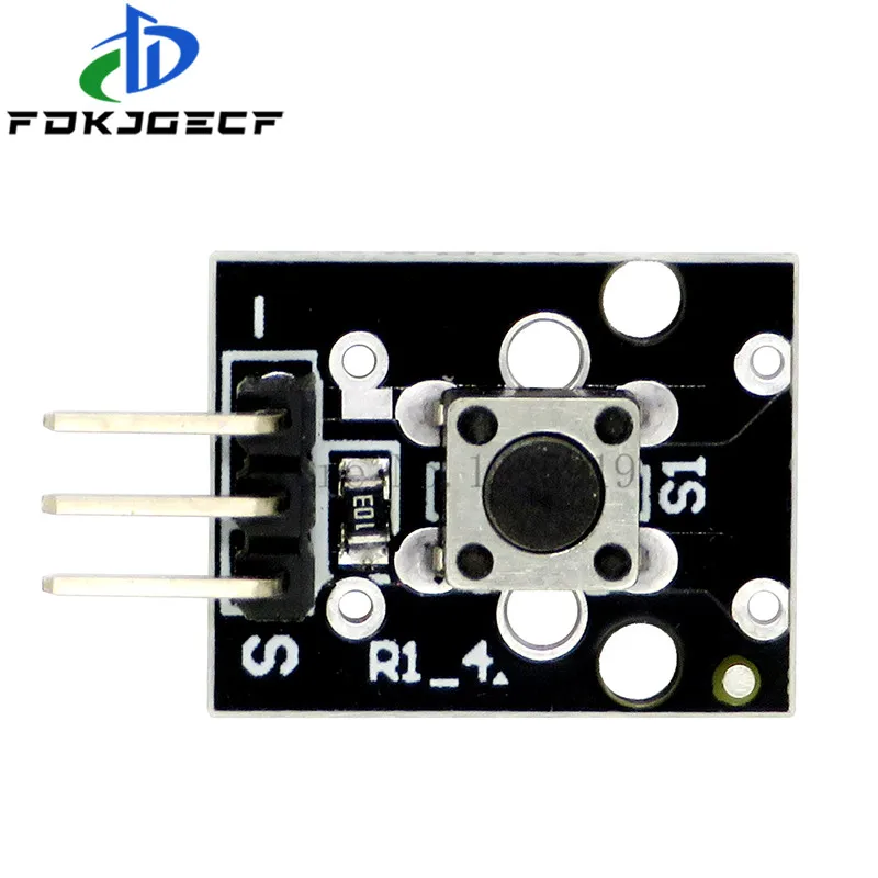 KY-004 3pin Button Key Switch Sensor Module for Arduino Diy Starter Kit 6*6*5mm 6x6x5mm KY004