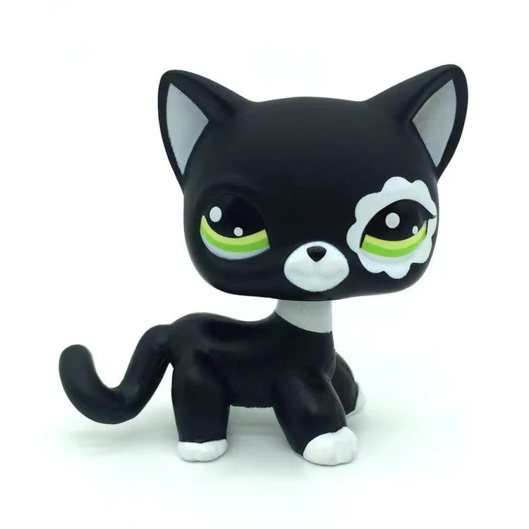 real lps littlest pet shop hasber toys dog shorthair Pink cat shepherd shepherd dachshund great dane black white free shipping