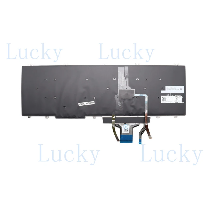 f  NEW For DELL Precision 7540 7740 Keyboard Backlit Pointer US