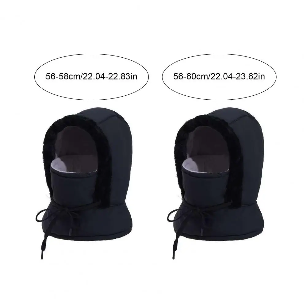 قبعة ركوب الخيل مقاومة للرياح واقي وجه شتوي مع فم أنف قابل للتنفس وبطانة مخملية دافئة تغطية 360 درجة للتزلج والرقبة 모자