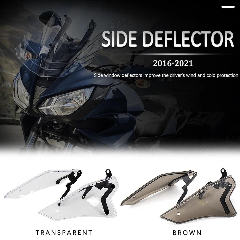 2016- 2021 New Motorcycle Side Wind Deflector Front Windshield Windscreen Ventilation Panels For Yamaha MT-07 MT07 Tracer 700 GT