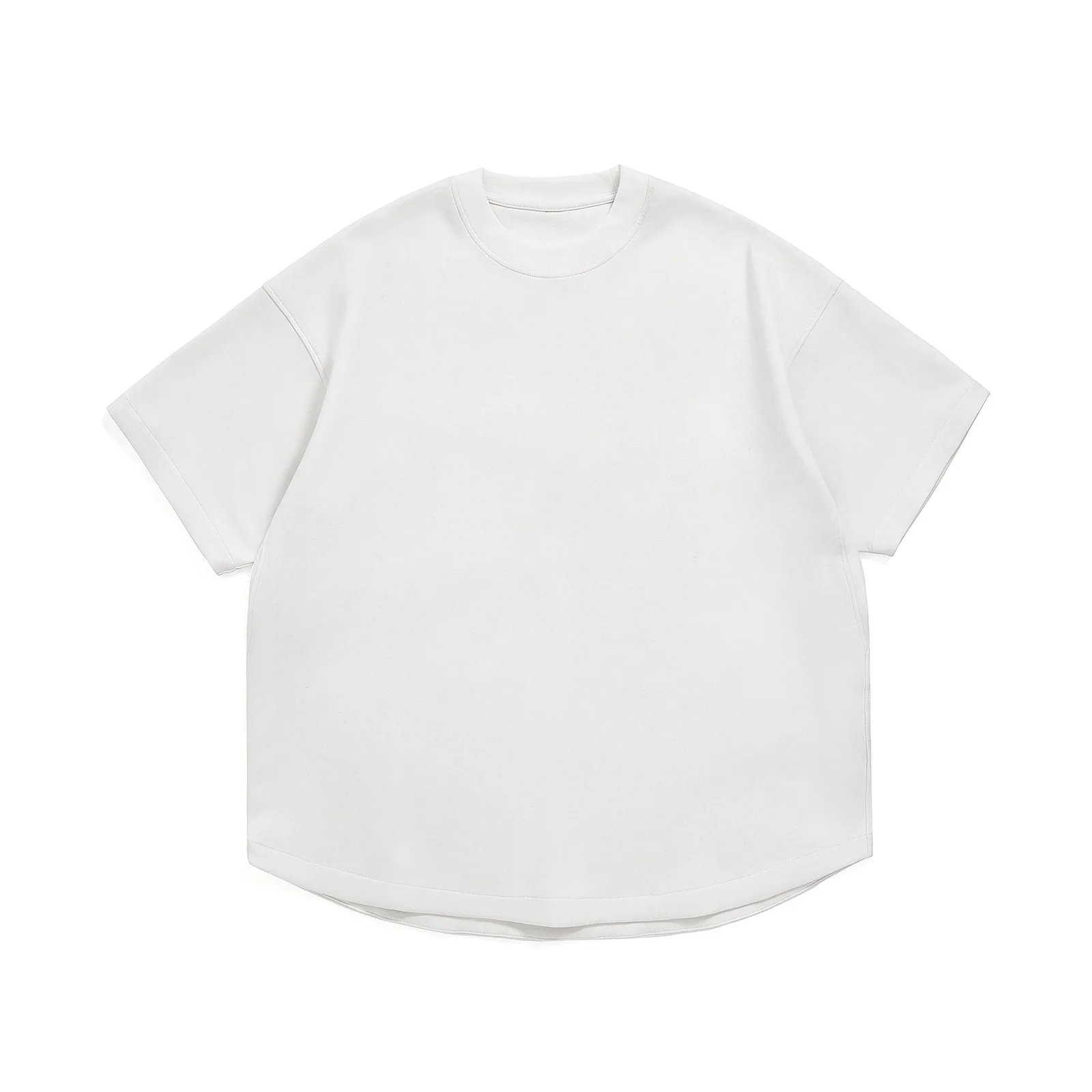 

Мужская футболка Cool Tech 290gsm из плотного хлопка Space Cotton, базовый слой, в японском стиле, свободный крой, с изогнутым низом, короткий рукав, коллекция Весна-Лето 2025