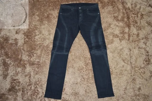 

Trendy Indigo Paper Slim Fit Elastic Coated Denim Jeans Cotton Stretch Denim mid Low Waist Zipper Casual Faion Urban Sle