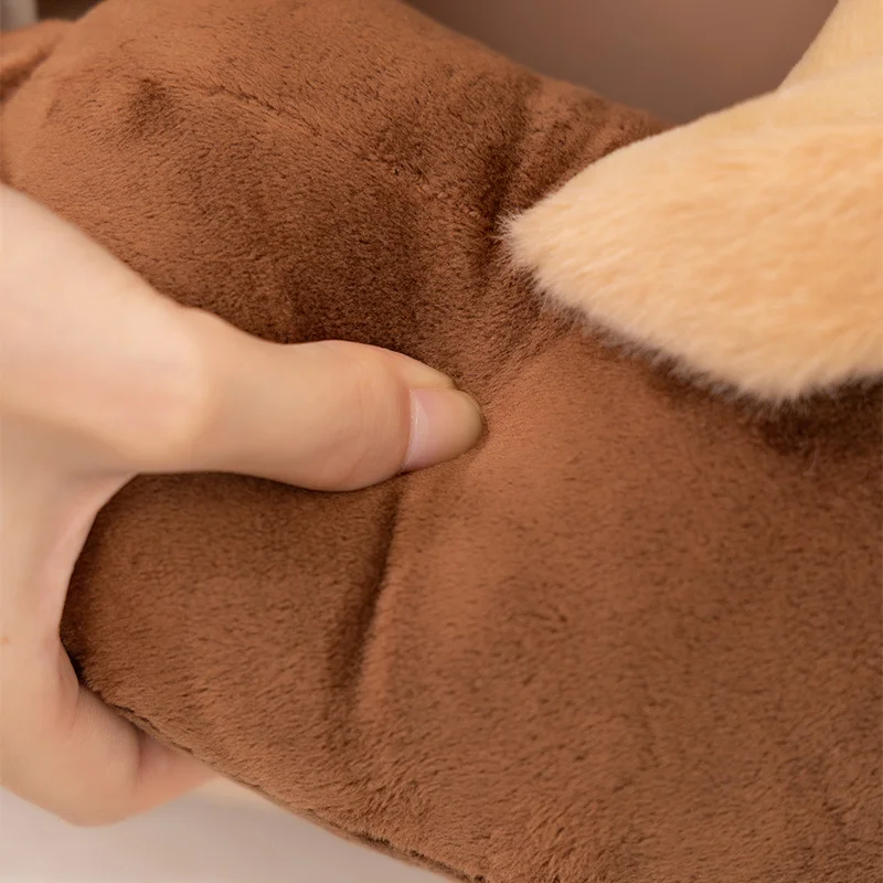 Poduszka w kształcie litery U z kreskówką, urocza pluszowa lalka kotek, miękka poduszka pod szyję na sofę, łóżko, poduszka podróżna do samochodu, samolotu, poduszka na lunch dla studenta.