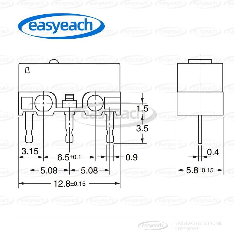 5pcs Original installation mouse micro switch D2F D2F-L D2F-5L D2F-L-D3 D2F-L3 Stroke limit switch small fretting switch