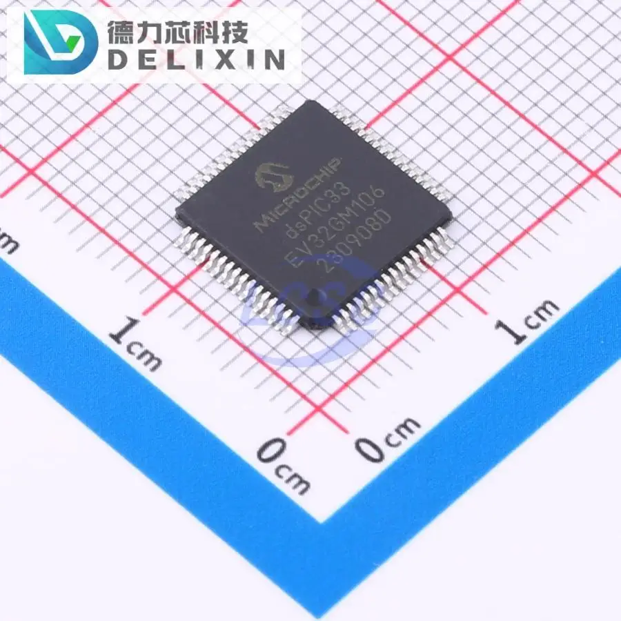 

dsPIC33EV32GM106-I/PT 280MHz 32KB 53 TQFP-64(10x10) Digital Signal Processors (DSP/DSC) chips New original