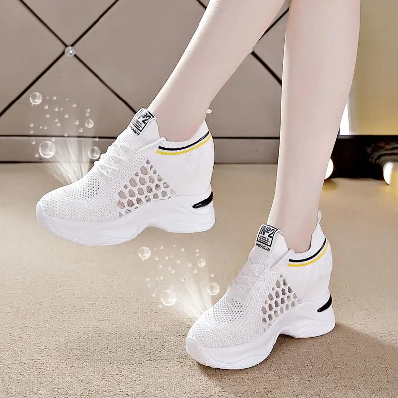 Shoes for Women Tennis Outdoor Sports Mesh Lightweight Non-slip Breathable Vulcaniz Sneakers Soft Walking Shoes Zapatillas Mujer