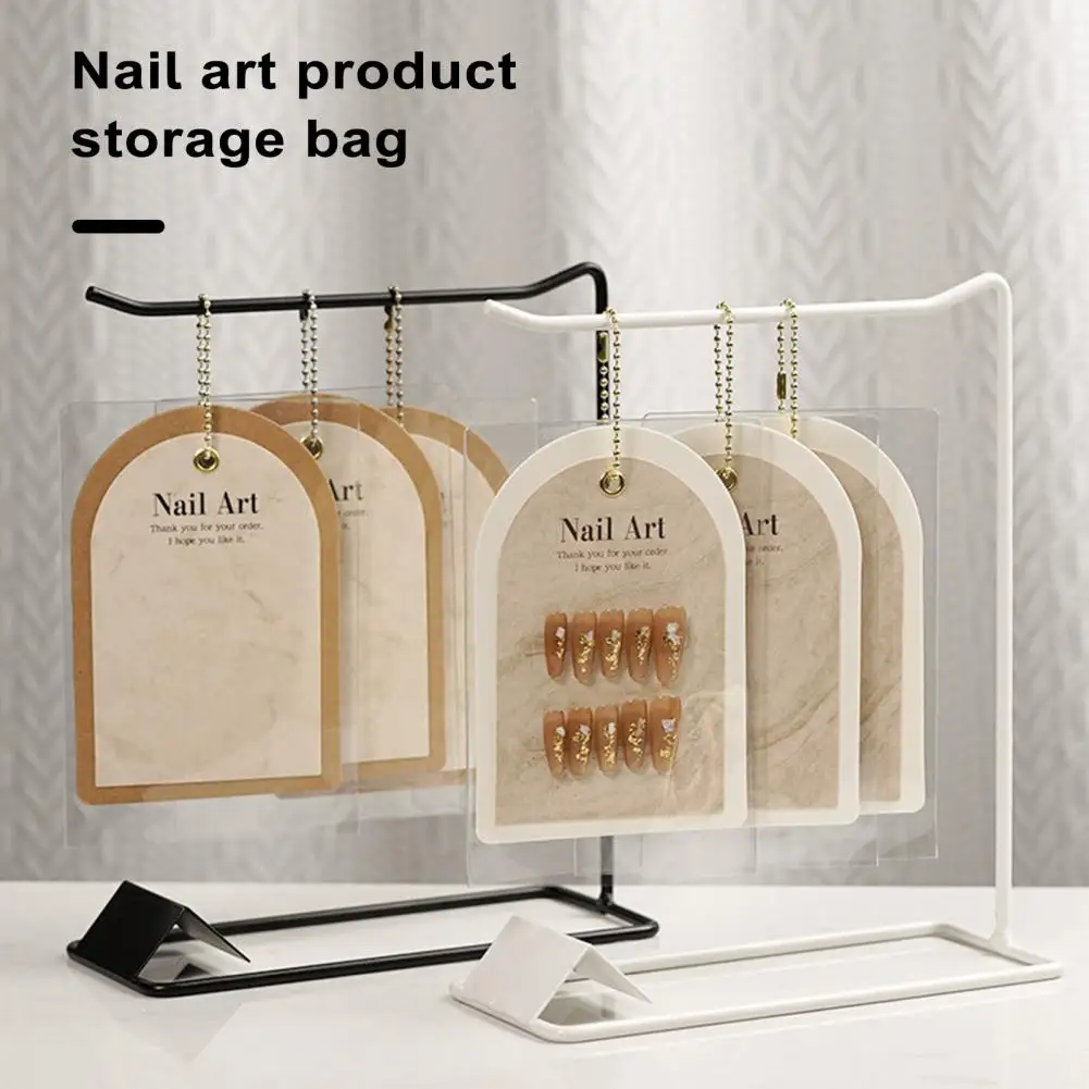 Dust-proof Nail Art Bag Stylish Nail Art Storage Bags for Display Organization 5pcs Ins Style Dust-proof Reusable for Finished