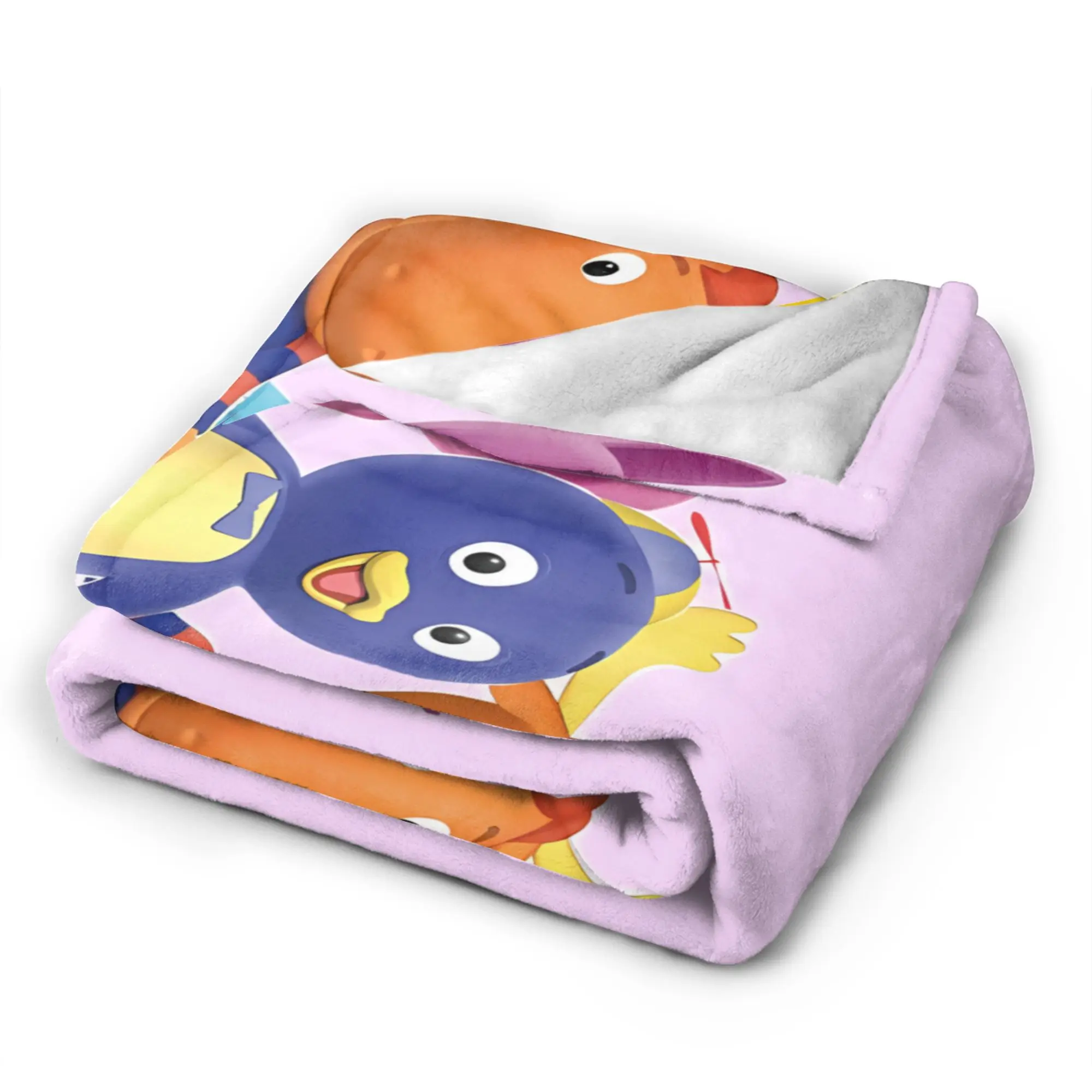 The Backyardigans Warm Soft Blanket  Child Plush Throw Blanket Comfortable Couch Chair Flannel Bedspread Sofa Bed Cover