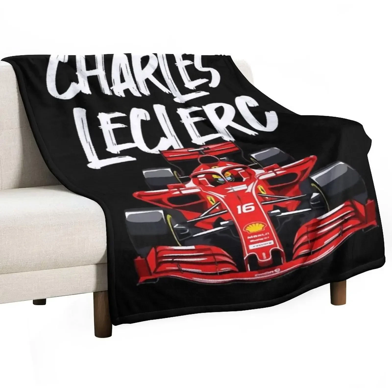 Charles racer Leclerc Throw Blanket Decorative Throw Sofa Decorative Beds Fashion Sofas Flannels Warm Blankets