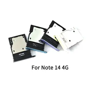 Bilashmart Xiaomi Redmi Note 14 4G / 14 5G SIM Card Tray Slot Holder Adapter Socket Repair Parts