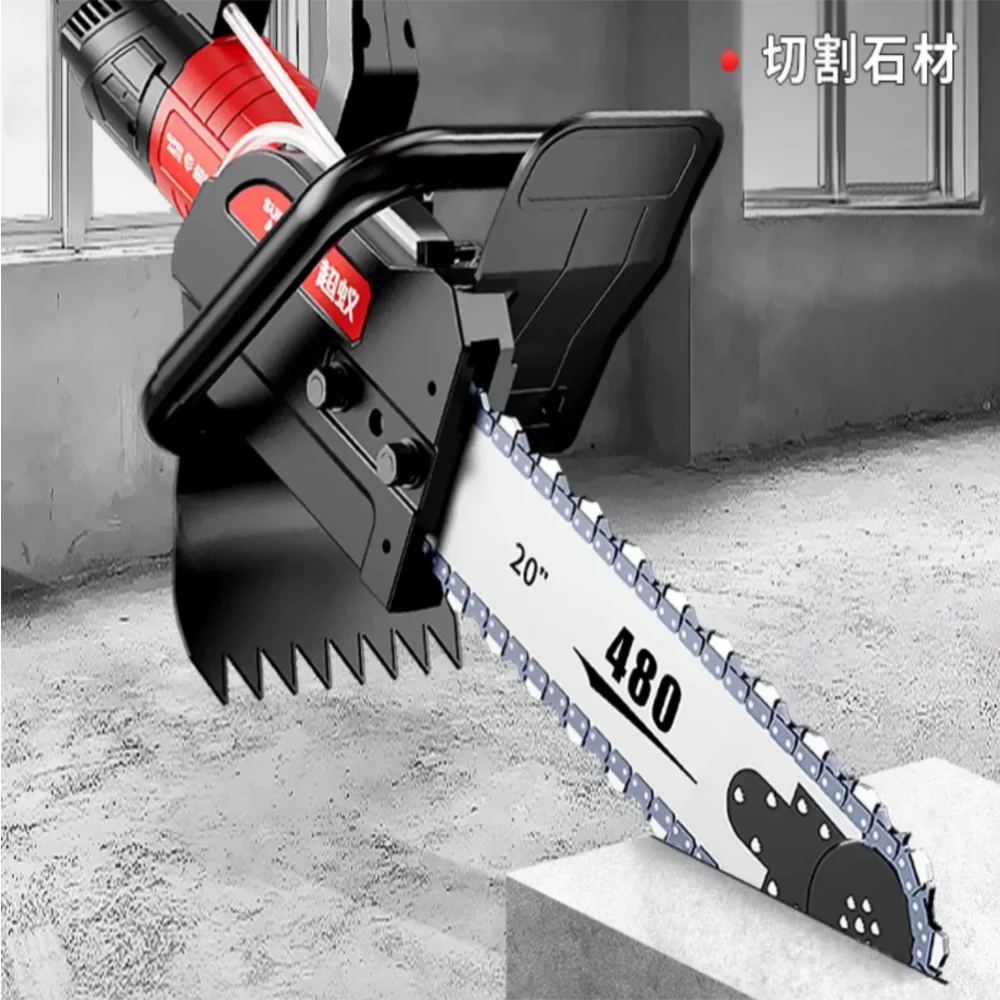 Professional concrete wall cutting machine for cement walls, electric pole cutting, 220V electric wall opening chain saw, door a