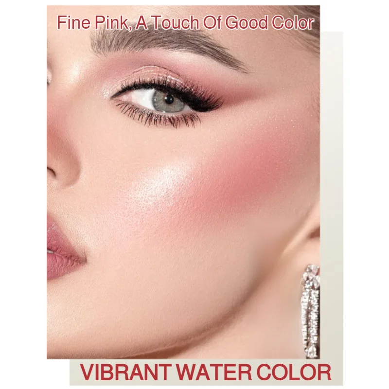 Set di evidenziatori e riparatori in stick per trucco nudo naturale, balsamo rosso per labbra e guance, doppio scopo