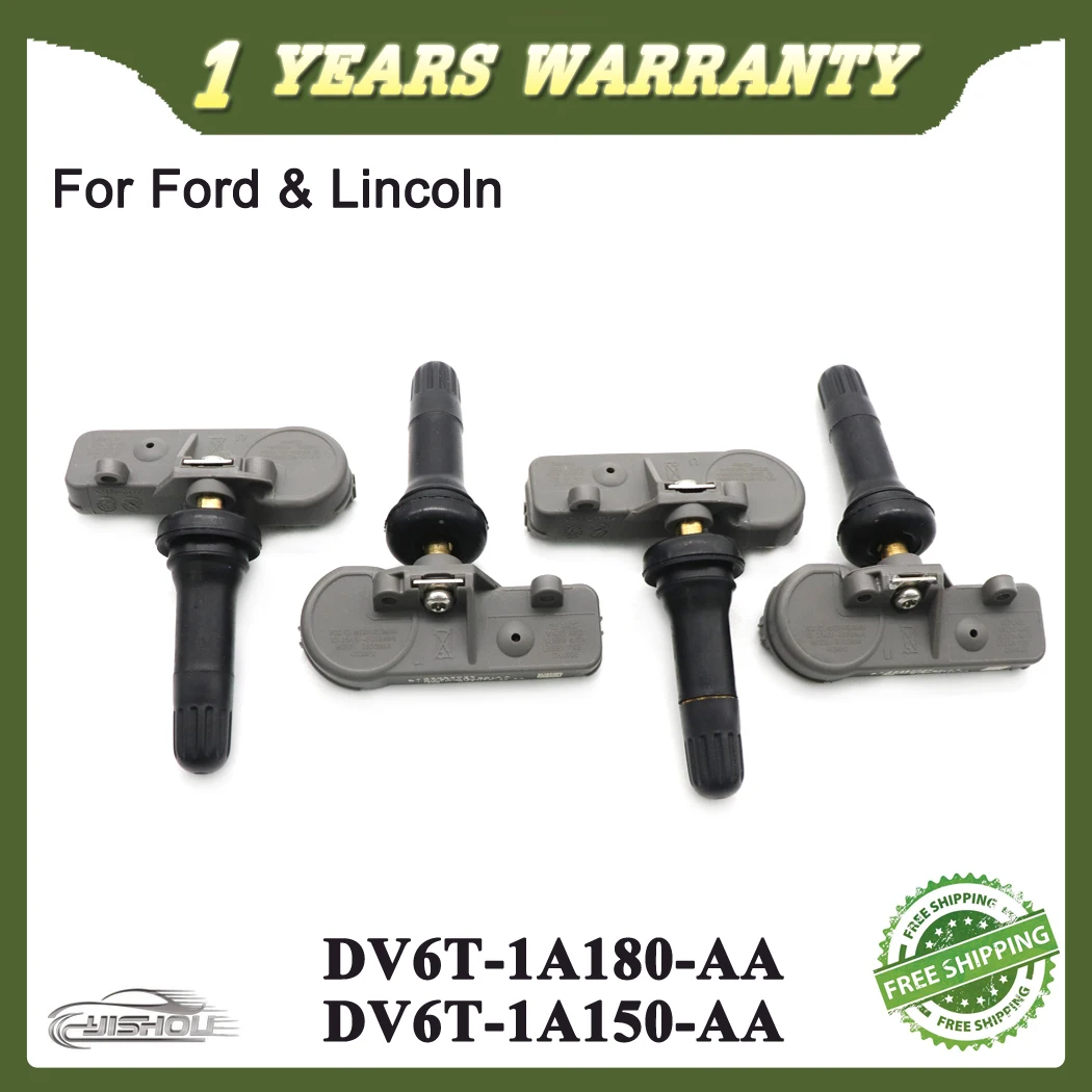 

1/4pcs Car Tire Pressure TPMS Sensor For Ford Transit Focus Fiesta Escort Escape C-Max B-MAX 433MHz BB5T-1A180-AA DV6T-1A150-AA