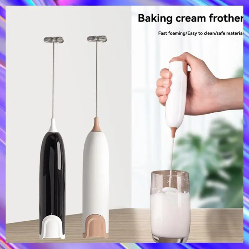 

BAAD Electric Handheld Stainless Steel Blender Milk Frother Egg Beater Dry Cell Coffee Stirring Stick