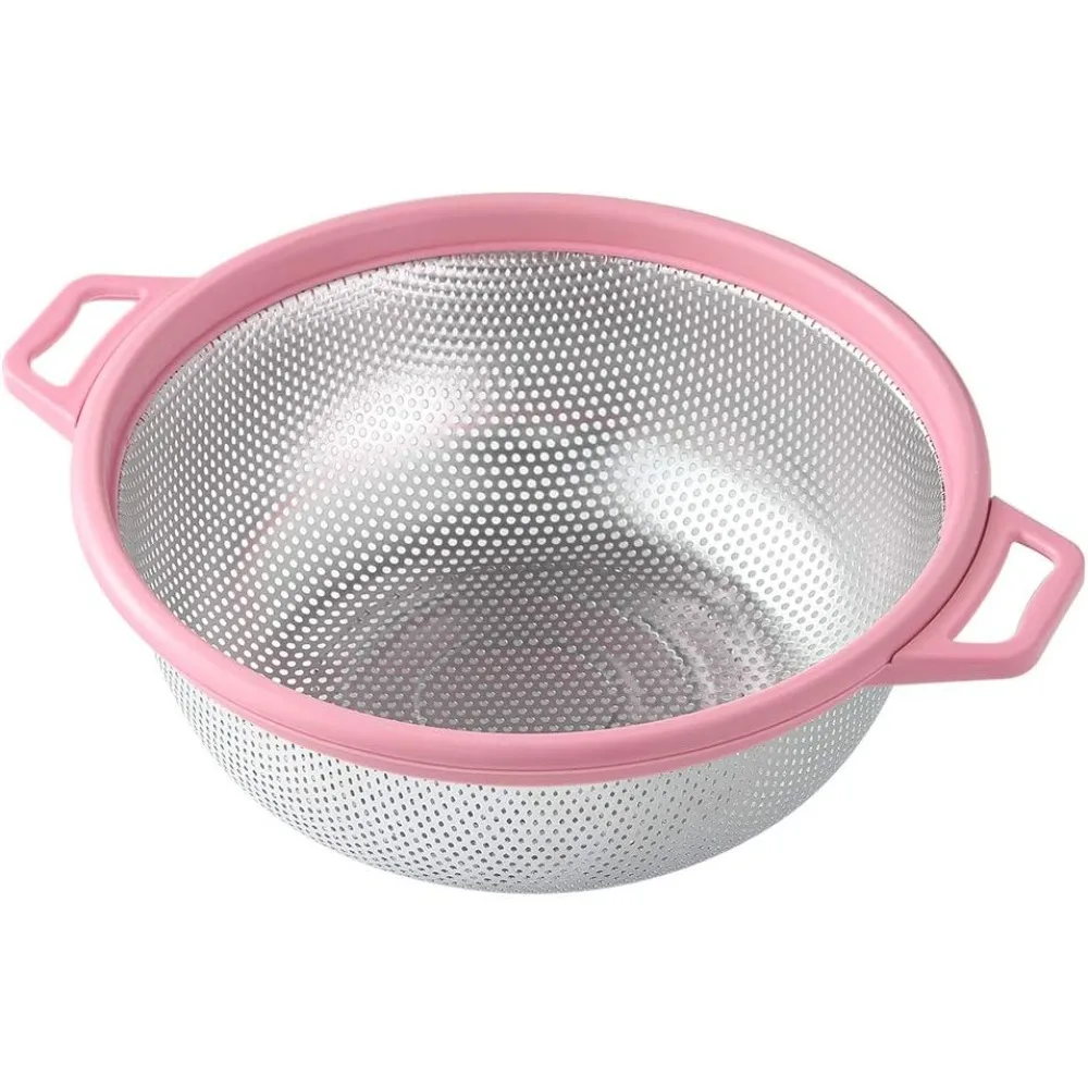 Stainless Steel Colander With Handle and Legs