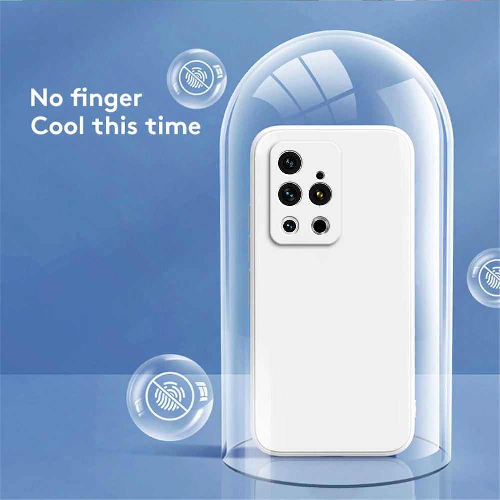 Custodia per telefono di base per Meizu 18 18S 17 Pro 18X 16 Plus Custodia protettiva per fotocamera classica in silicone liquido morbido quadrato 18Pro 18SPro 5G