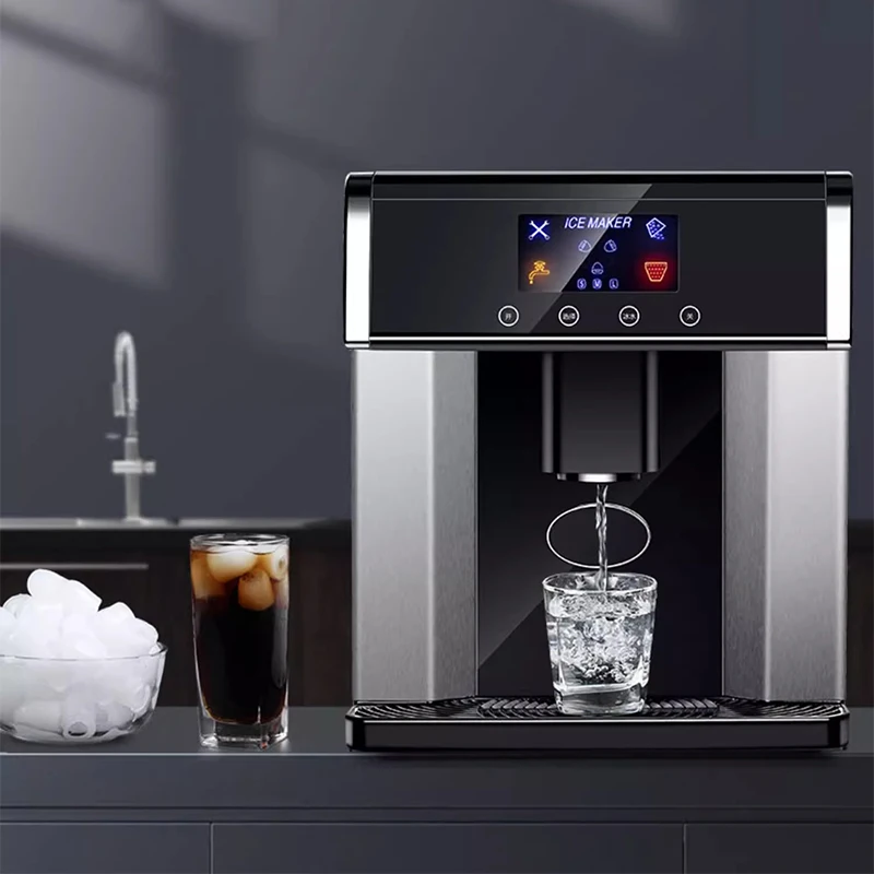 Fabricante de gelo pequeno do agregado familiar/distribuidor da água, inteiramente automático, mini Desktop que faz a água fria, 10 a 15kg pelo dia