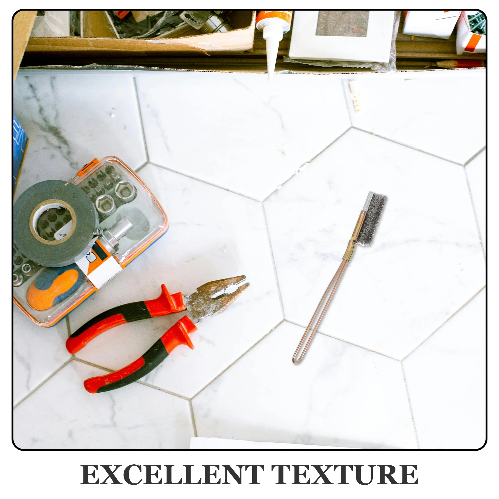 

Rust Removal Wire Cleaning Tool Straight Head Copper Wire Brush for Home Metal Cleaner Mini Iron Brush Replaceable Heads Durably