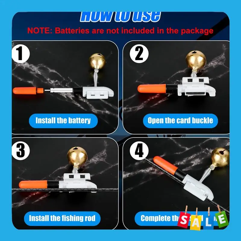 

BABP 50 шт. светящиеся палочки для рыбалки с колокольчиками, светодиодные светящиеся палочки для рыбалки, светодиодные светящиеся палочки для ночной рыбалки