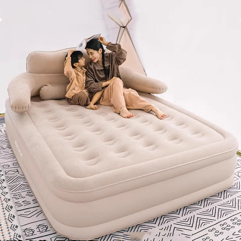 Double Travel Aerate Bed Thickening Simple Camping Safe Modern Aerate Bed Frame Outdoors Folding Cama Individual Home Furniture