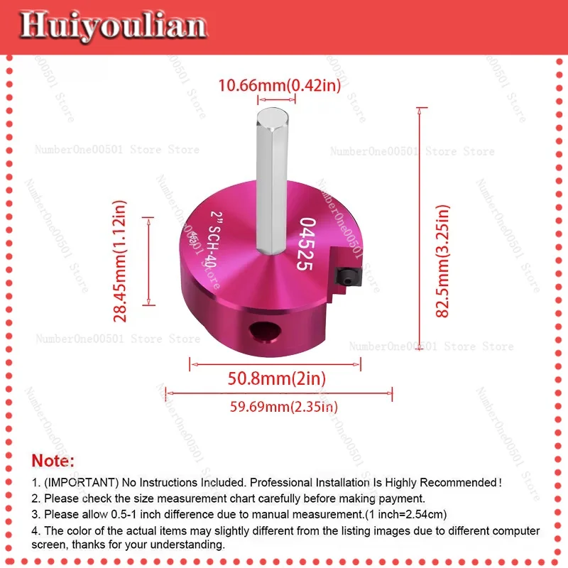 6 Pcs PVC Pipe Reamer Deburring Tool Set