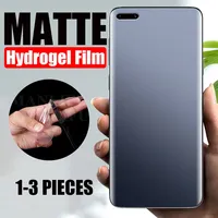 1-3PCS Full Cover Matte Hydrogel Film Screen Protector For Huawei P40 P30 P60 Pro P20 P Smart Z 2019 Mate 20 Honor 10 Lite 9X 8X