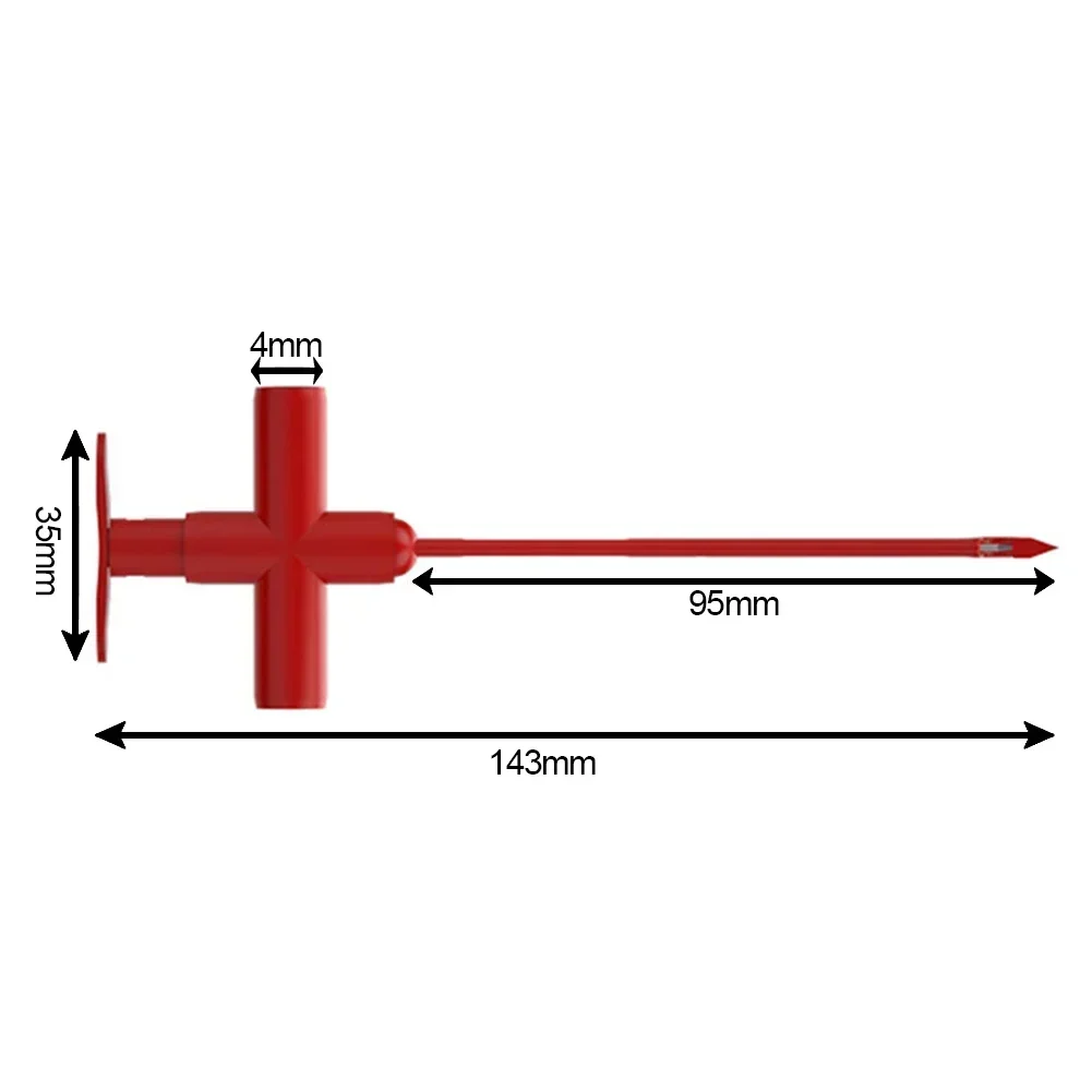 Insulation Puncture Probe Auto Repair Multimeter Test Clip Tool Wire Piercing Test Hook Clip Automotive Diagnostic Tester Tool