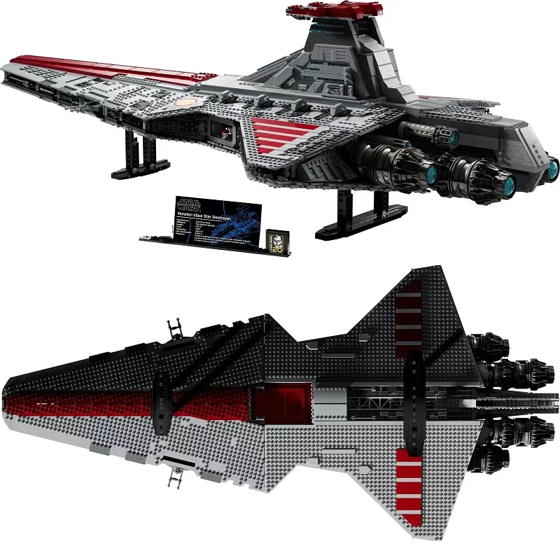 75367 Biggest Venator Class Republic Attacks Cruiser Building Set Blocks Bricks Birthday，Halloween，Christmas Gifts