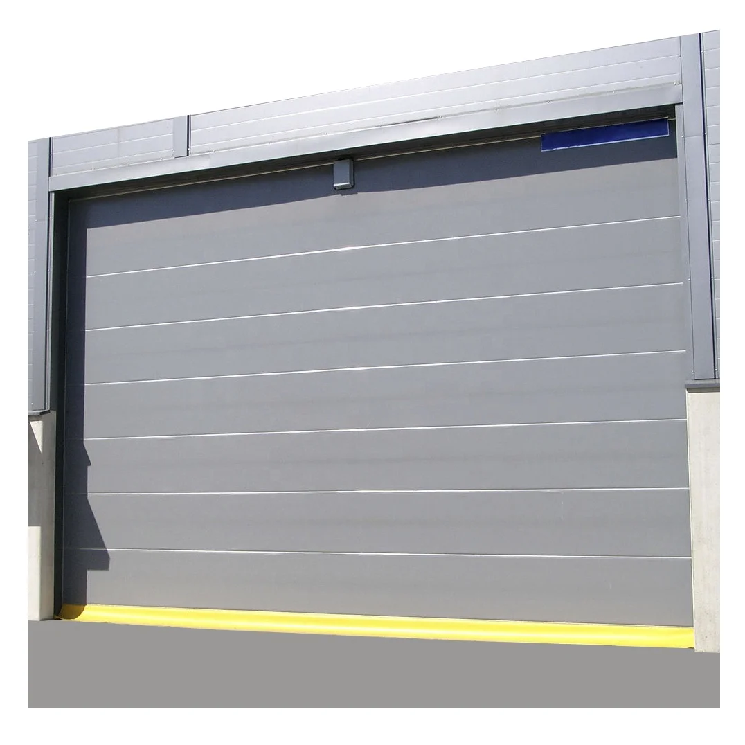 Industry Insulated Overhead Folding Doors Commercial Insulation Steel Sectional Flap Gate Automatic Sliding Garage Door Factory