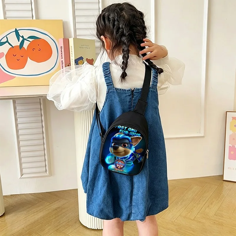 PAW Patrol Chest Pack Cartoon Shoulder Bag Woman Man Chase Mini Portable Crossbody Pouch Wallet Fashion Satchel Birthday Gift - view 2