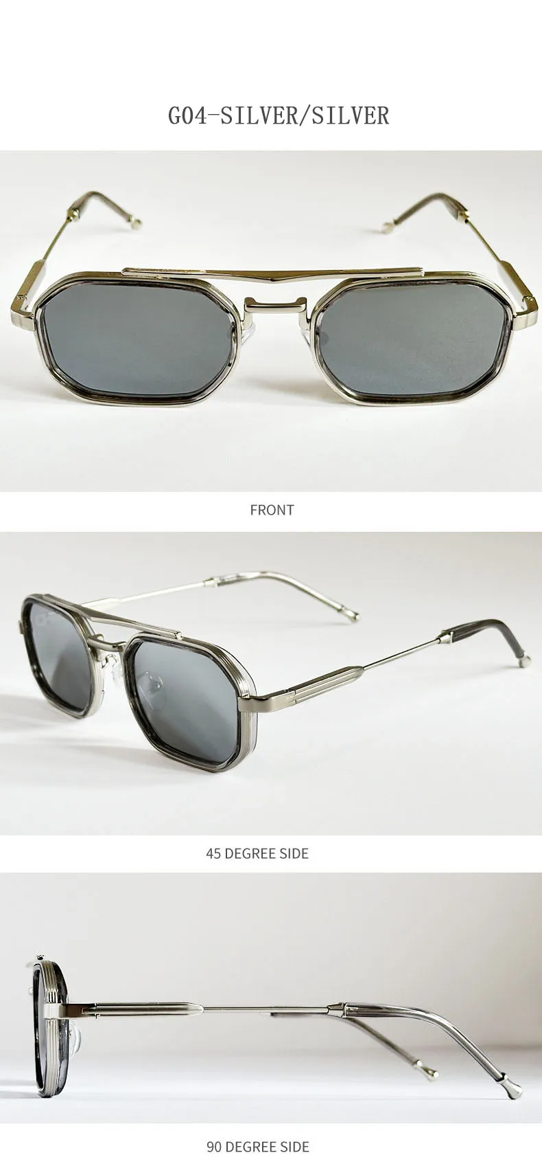 Platz Punk Sonnenbrille Für Männer Luxus Vintage Steampunk Sonnenbrille Frauen Trendy Mode Gläser Dropshipping Gafas De Sol Hombre – Detail 18