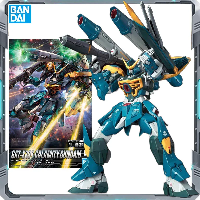 Bandai Original GAT-X131 CALAMITY GUNDAM FULL MECHANICS FM 1/100 Anime Action Figure Assembly Model Toys Collectible Model Gifts