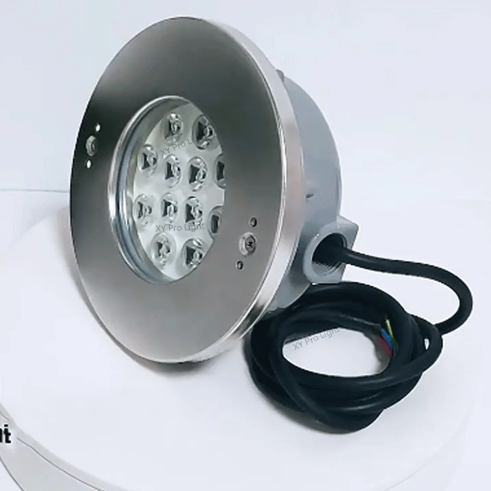 

12W RGB LED Underwater Light Recessed Stainless Steel 12V Waterproof IP68 6W 9W Fountain Lamp for Pool Marine Aquarium Lighting