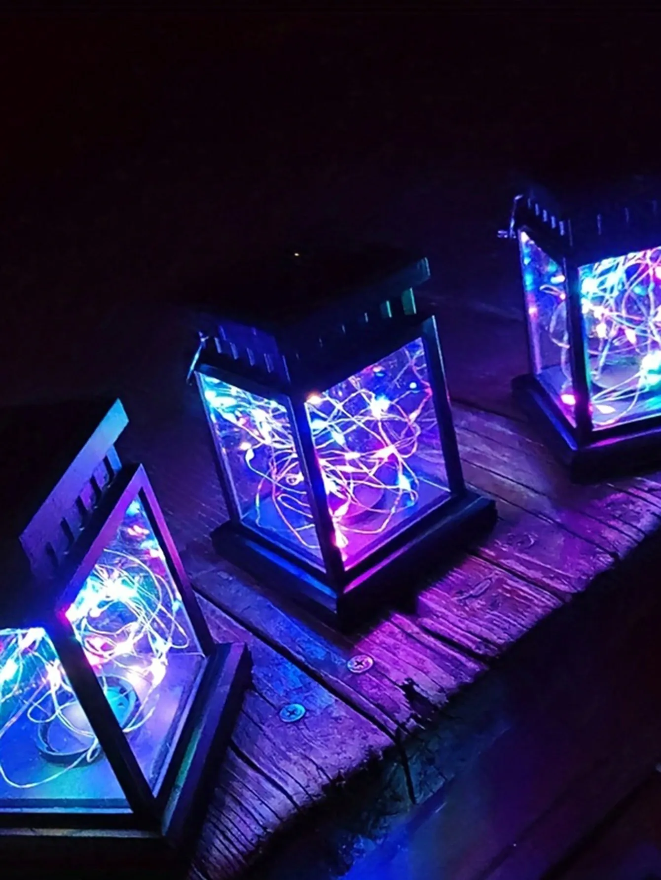 Linterna solar vintage Palace - Luz de regalo navideña al aire libre impermeable 30LED